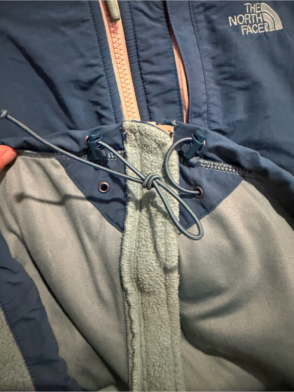 The North Face Teal Fleece Zip Jacket Women’s XL/TG Outdoors Camping - Picture 6 of 8